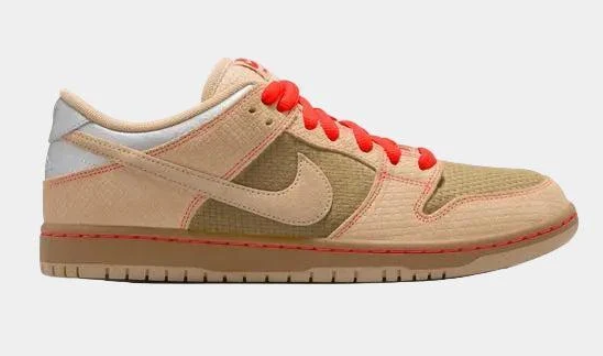 Nike SB Dunk Low Pro 'Som Tum' Skate Shoe (Canvas / Vachetta Tan / Parachute Beige)