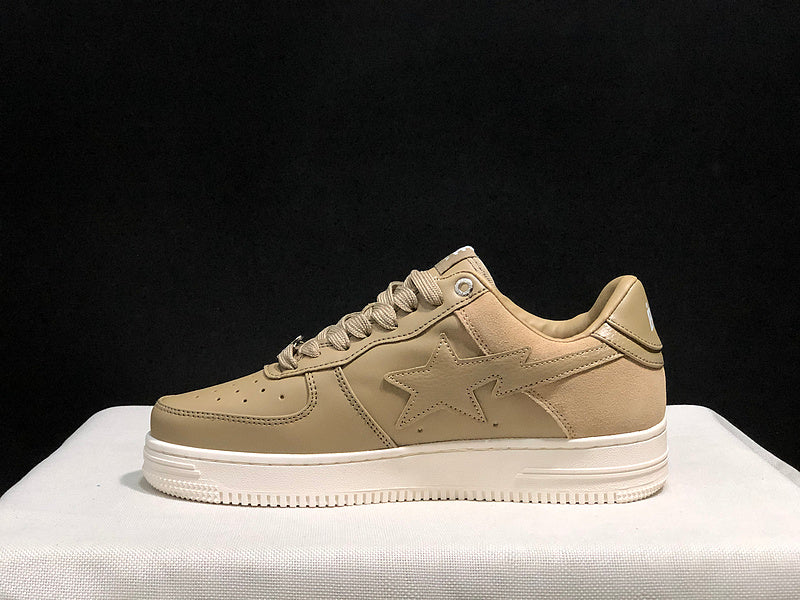 BAPE STA Tokyo Low-Top Sneakers – Tan/Gum