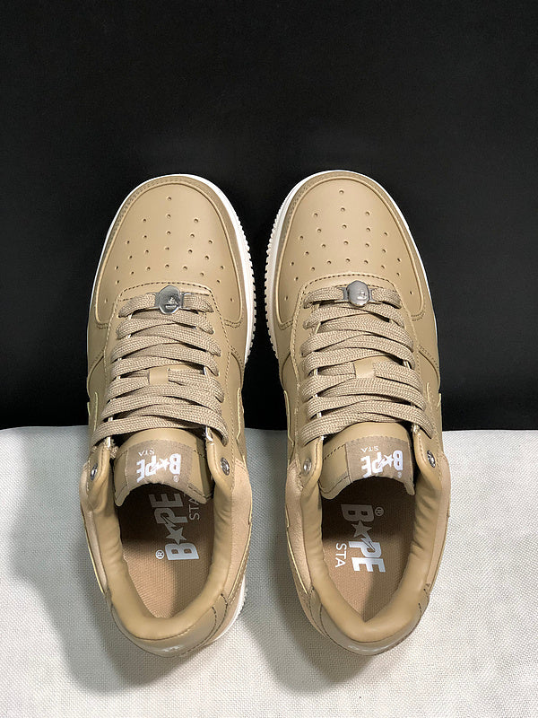 BAPE STA Tokyo Low-Top Sneakers – Tan/Gum